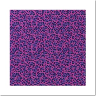 Purple Leopard Print Posters and Art